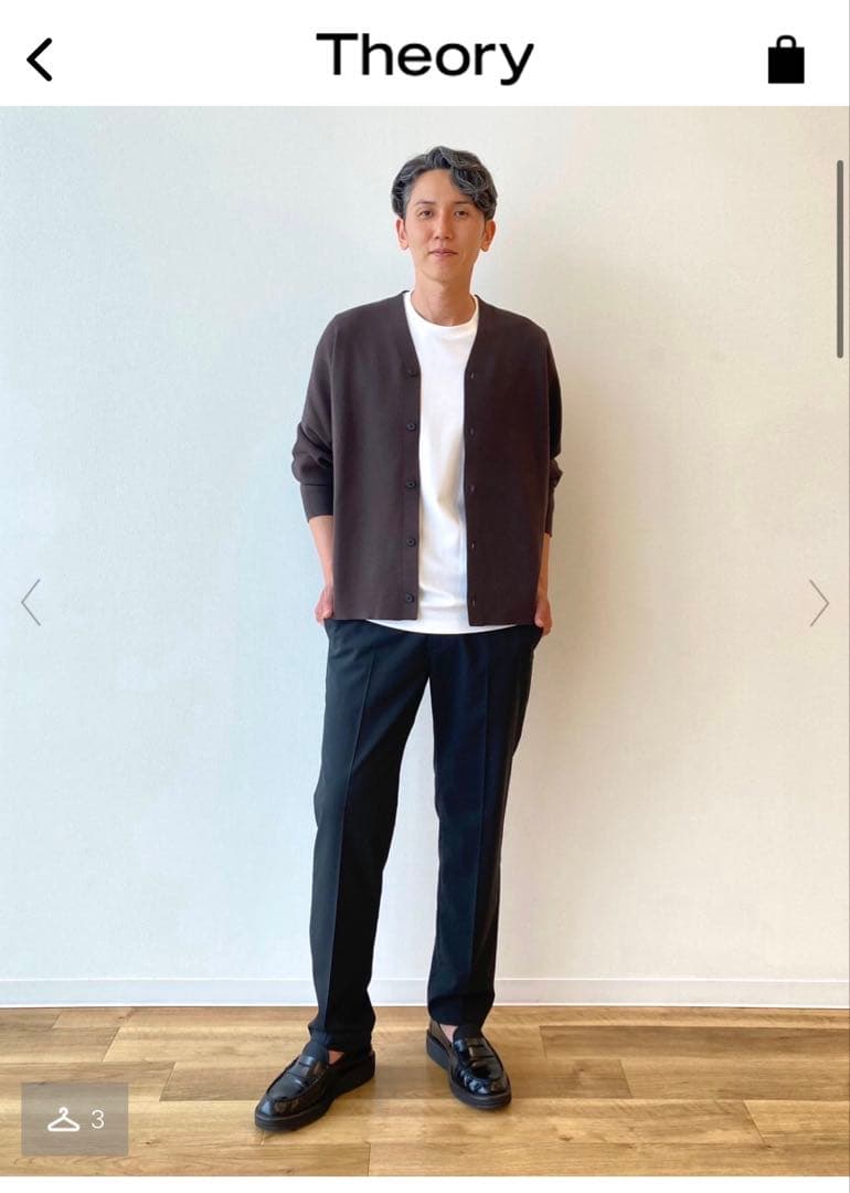 トップス 25AW Theory Light Bilen Longsleeve CRD