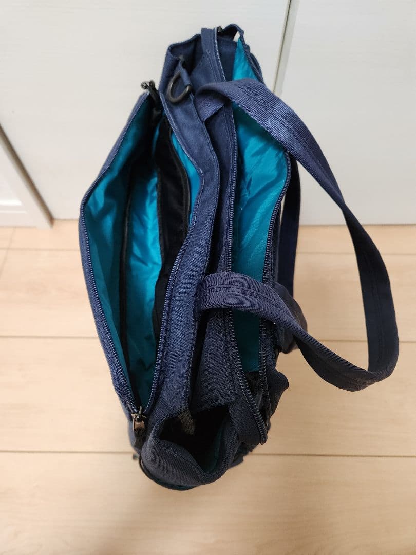 収納 アレンジ ボックス トートバッグ ネイビー KABAG ADDRESS