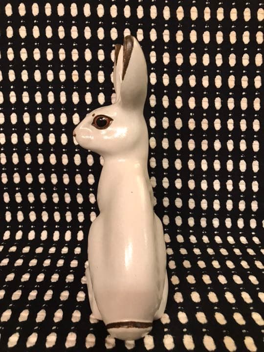 Nittsjo/ニットショー スウェーデン 野うさぎの親子 フィギュアリン