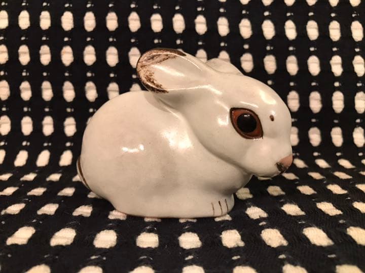 Nittsjo/ニットショー スウェーデン 野うさぎの親子 フィギュアリン