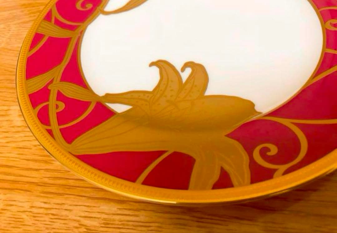 Noritake 金彩百合 プレート20cm 受注生産品
