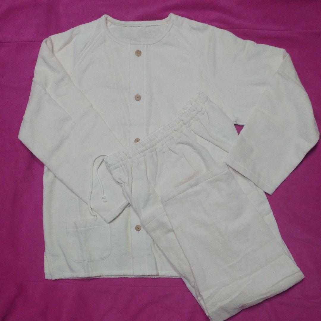 【値引】新品【国産】オーガニックコットン　パジャマ上下　今治タオル送料無料