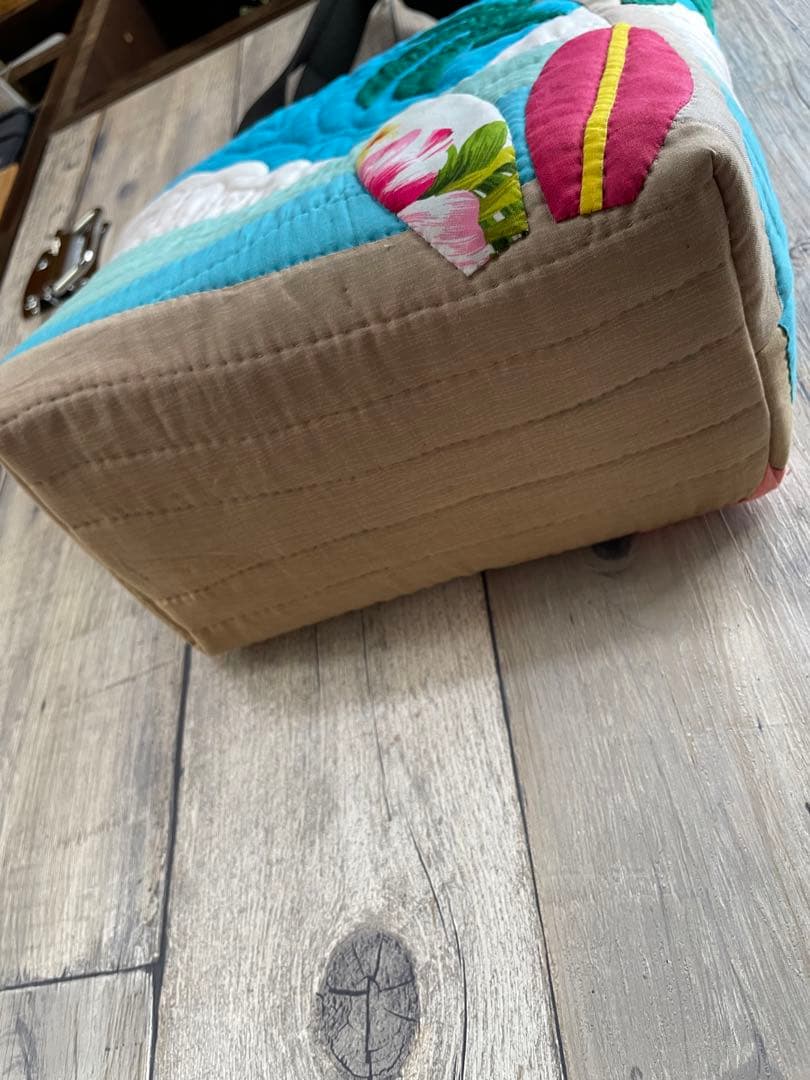 ハワイアンキルトバック♡夏を感じるハンドメイドバック　サーフボード　ホヌ