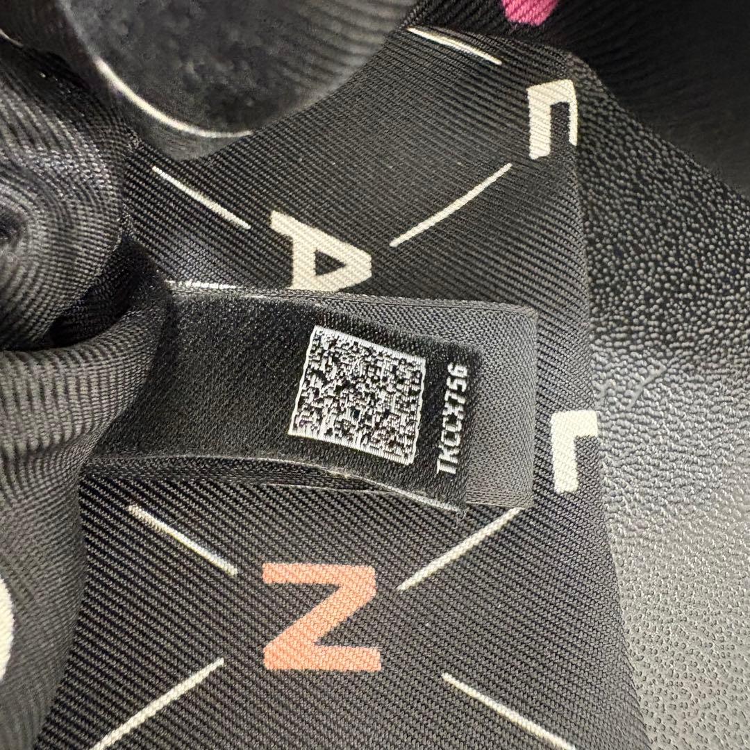 CHANEL シャネル ココマーク ロゴ リボン シュシュ　シルク AA9304