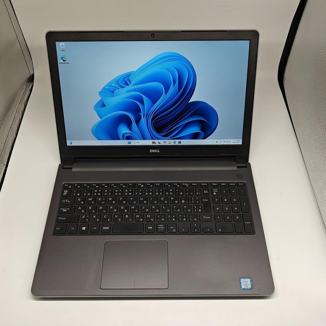 【DELL】Inspiron 爆速i7 SSD256GB 16GB ノートPC