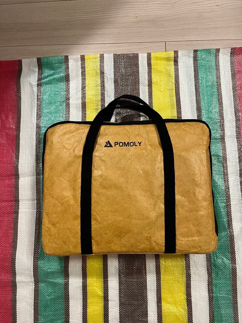 POMOLY 薪ストーブ T1 チタン製 折り畳み式 サイドテーブル付き