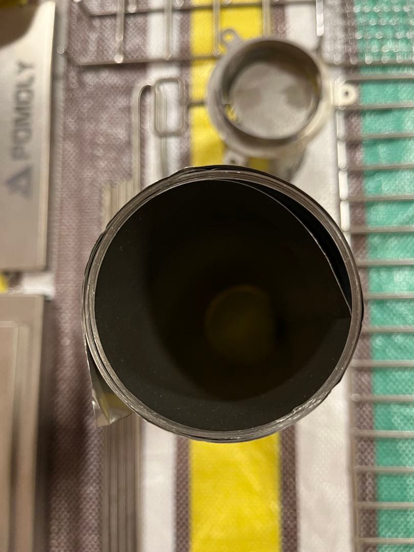 POMOLY 薪ストーブ T1 チタン製 折り畳み式 サイドテーブル付き