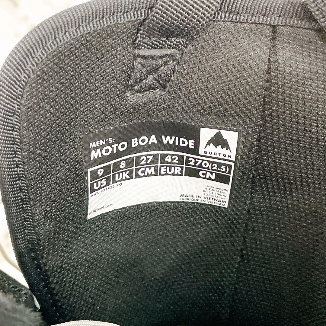 hide様　良品 バートン MOTO BOA WIDE 27cm