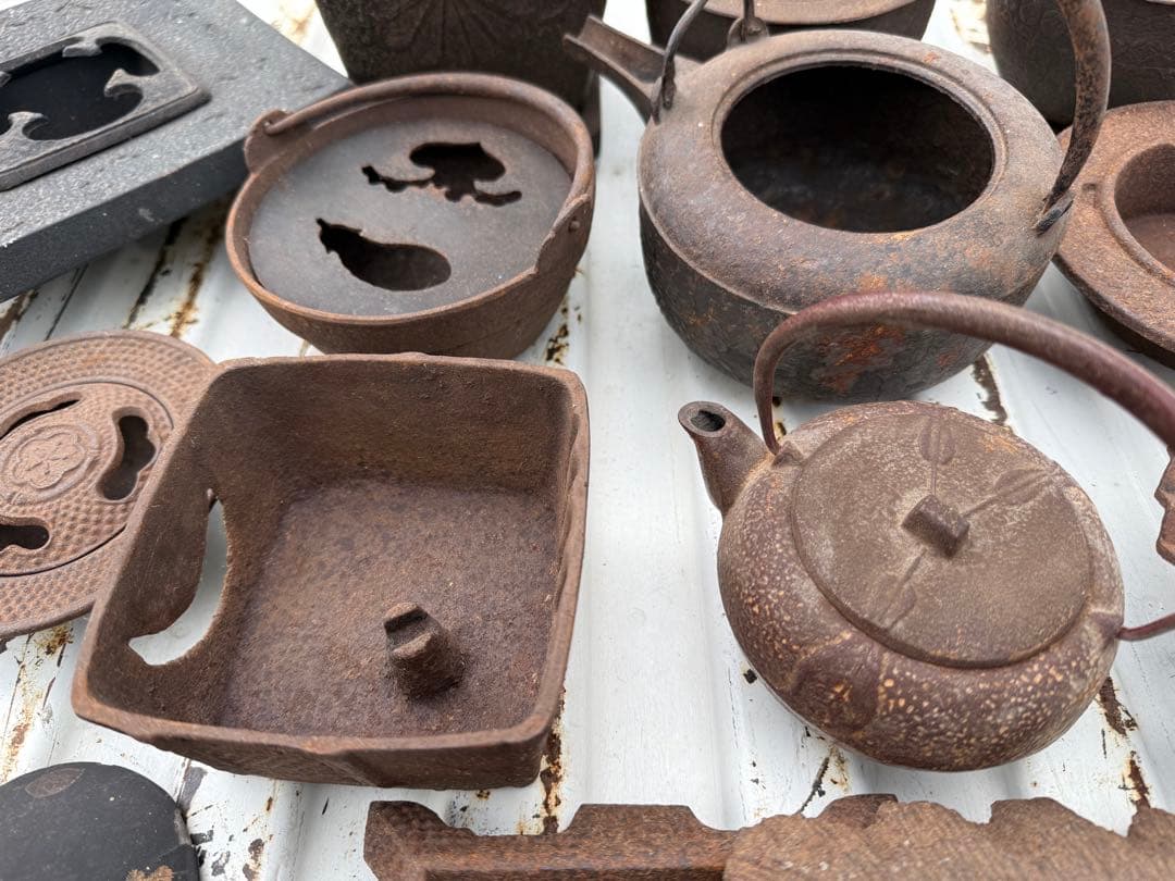 各種　鉄器　鉄瓶　灰皿　茶器　いろいろ　まとめ　金属工芸　鉄製　その他