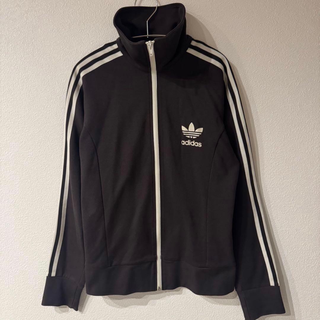 【希少】　adidas トレフォイル　トラックジャケット　ブラウン　90s