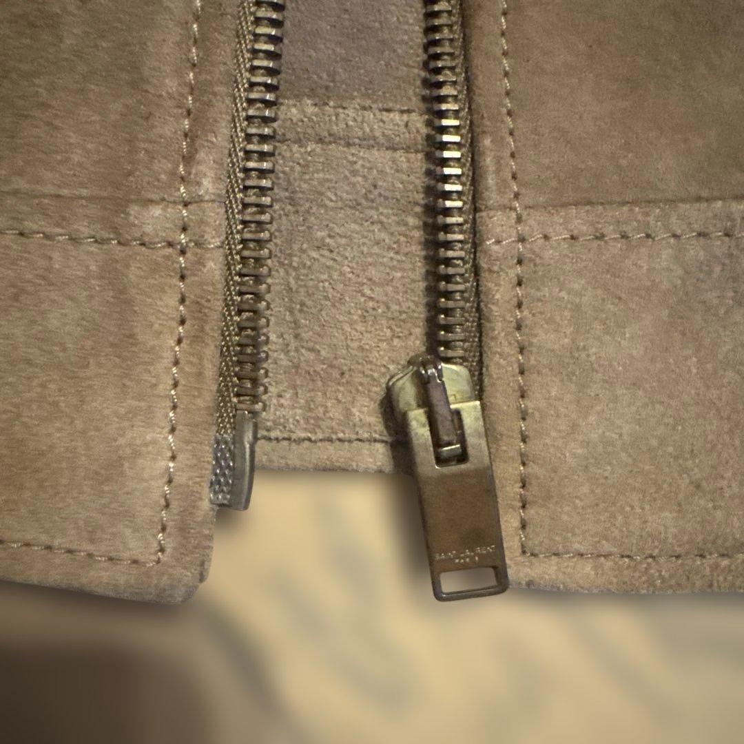 SAINT LAURENT PARIS サンローラン スエードボンバージャケット