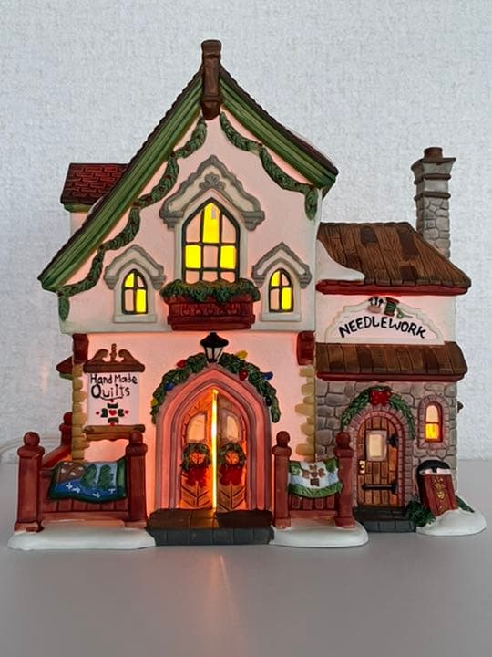 ミニチュア　ドールハウス　ライト　　　　　「パッチワークキルト屋さん」