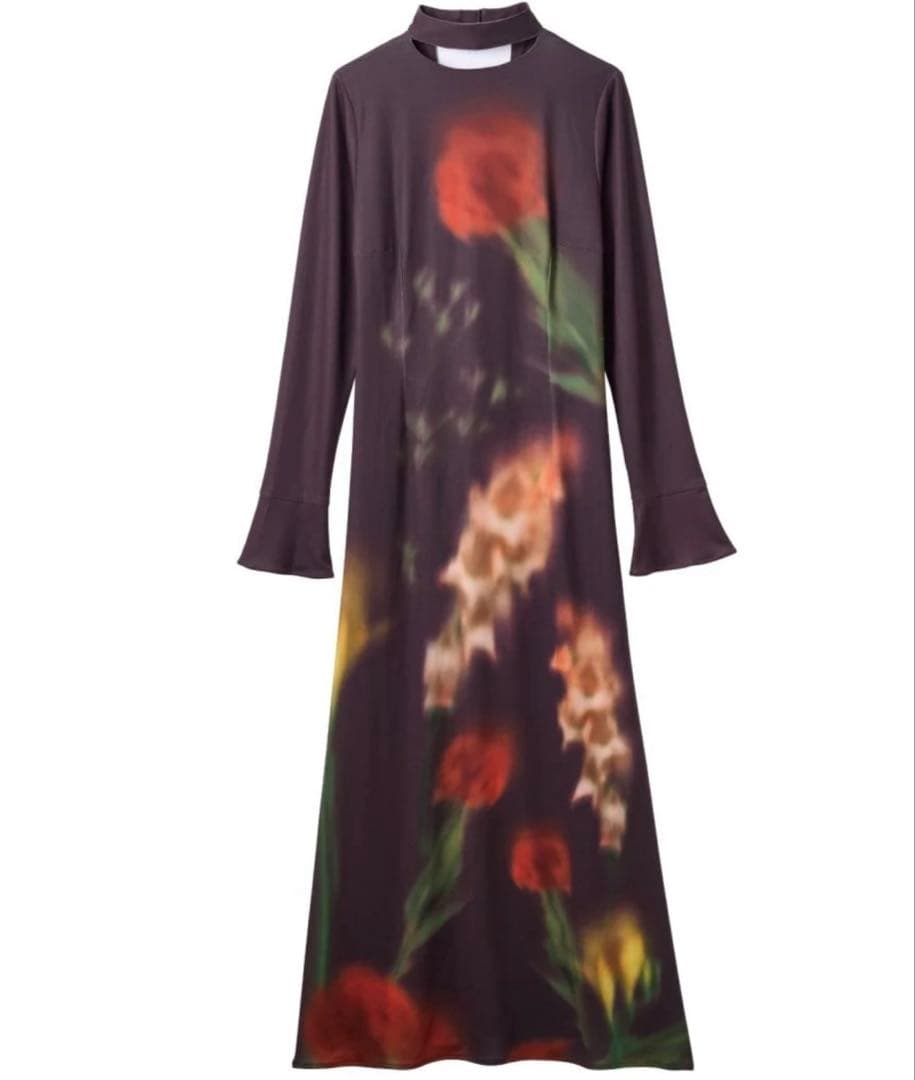 ワンピース KKnuth Marf blurry flower one piece