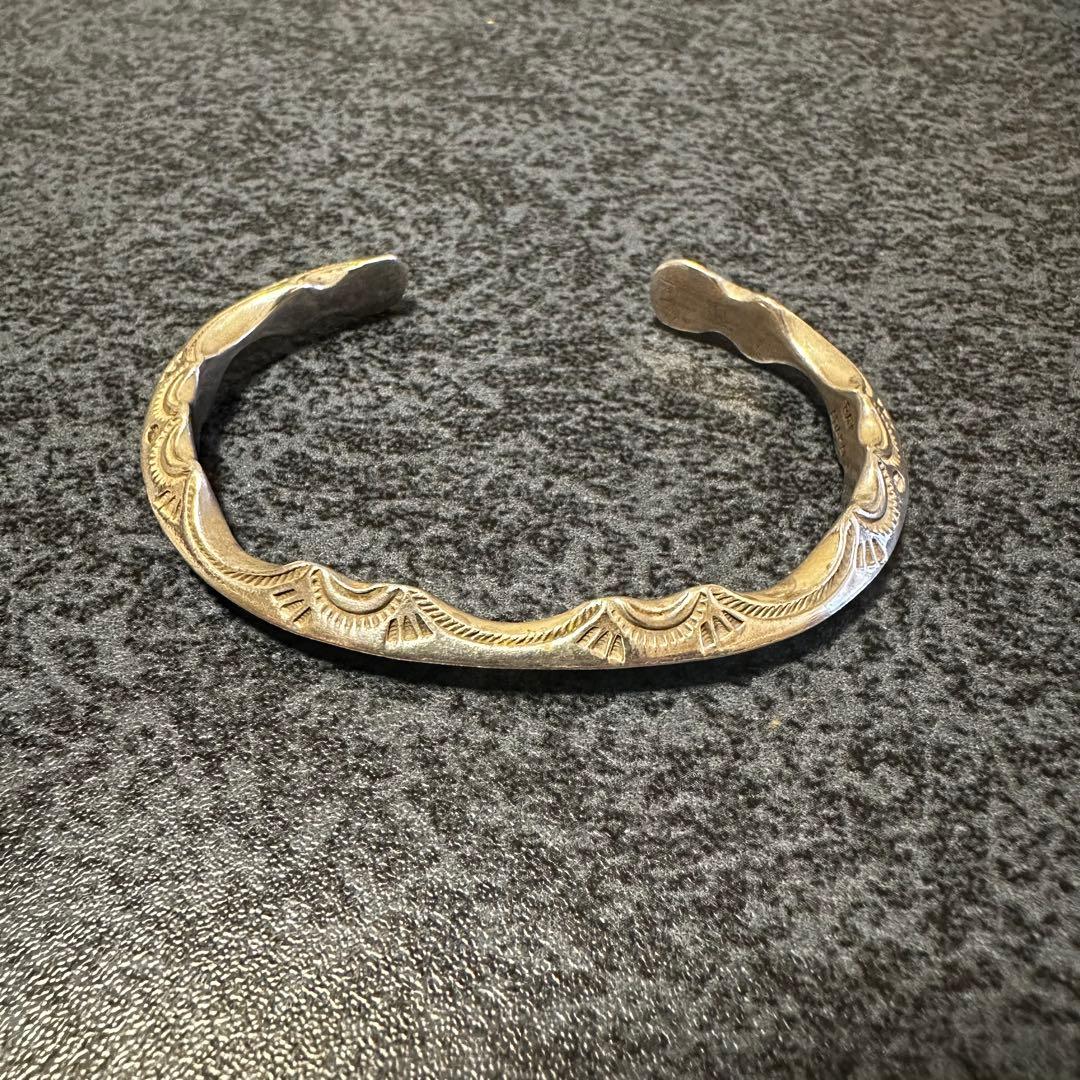 NAVAJO RAY ADAKAI シルバー バングル ナバホ　レイアダカイ