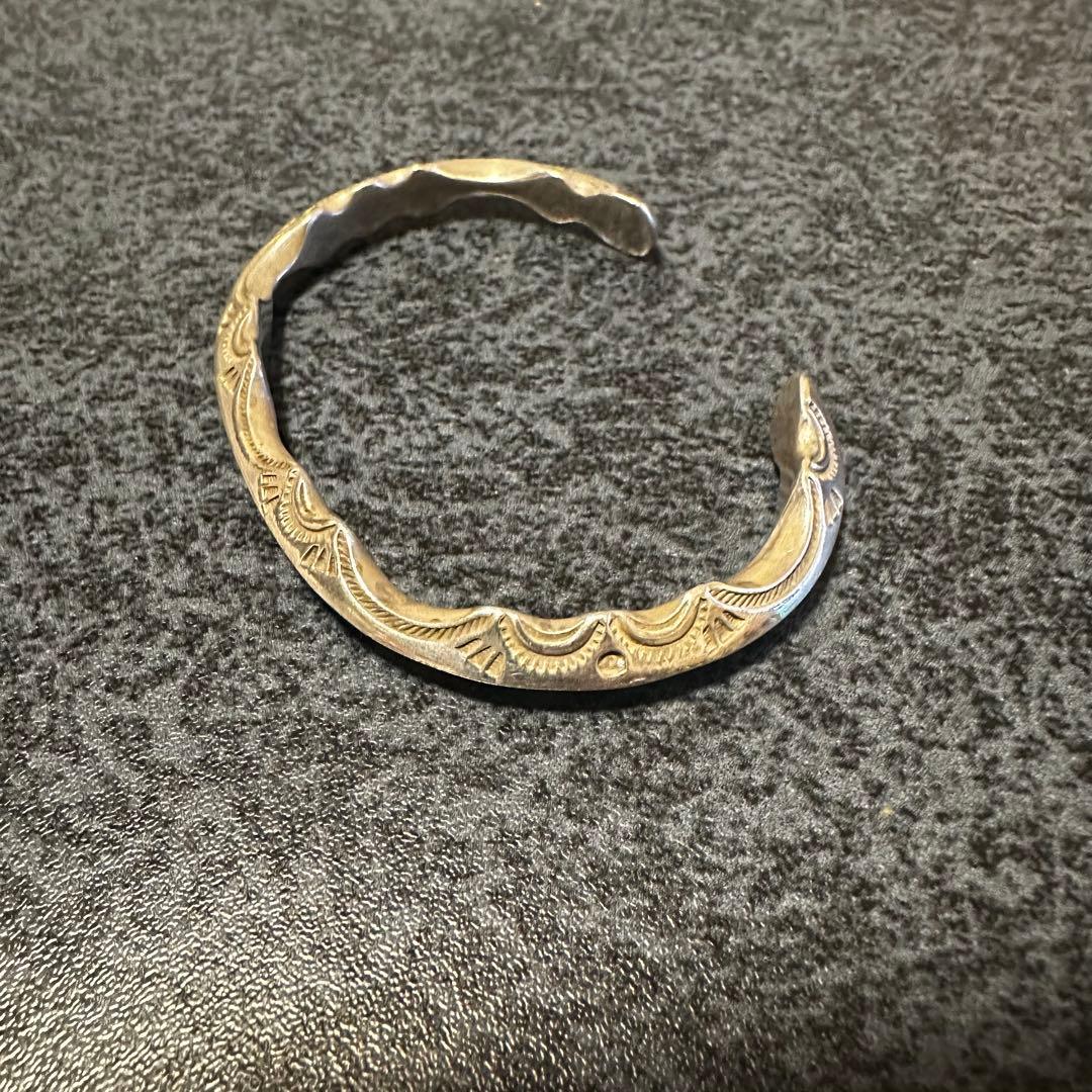 NAVAJO RAY ADAKAI シルバー バングル ナバホ　レイアダカイ