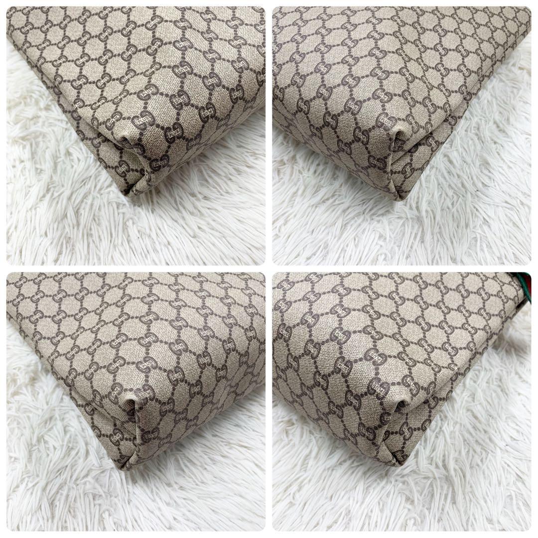 【✨極美品✨】グッチ トートバッグ GGプラス シェリーライン ベージュ