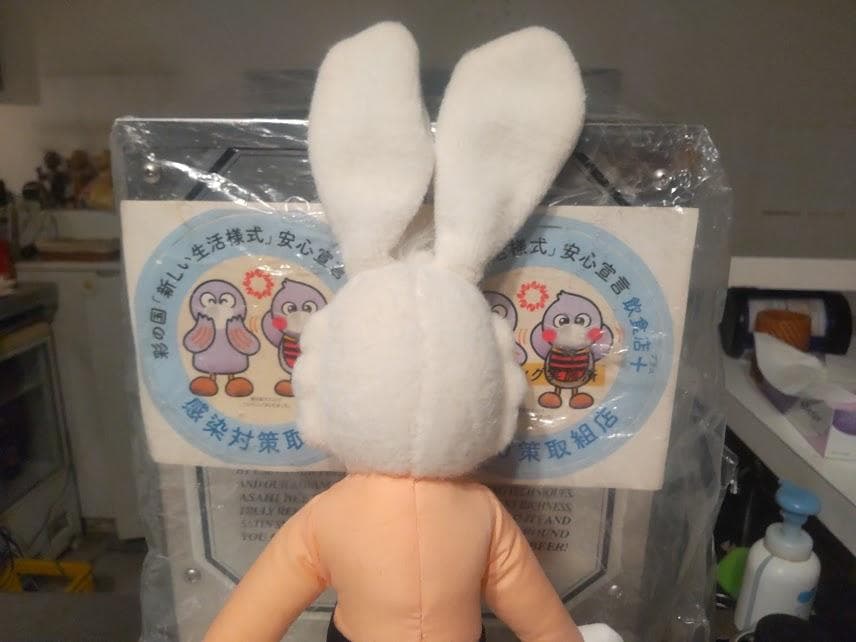 売品★レトロ★日本製★カラオケ パセラ うさぎ ラビット ぬいぐるみ