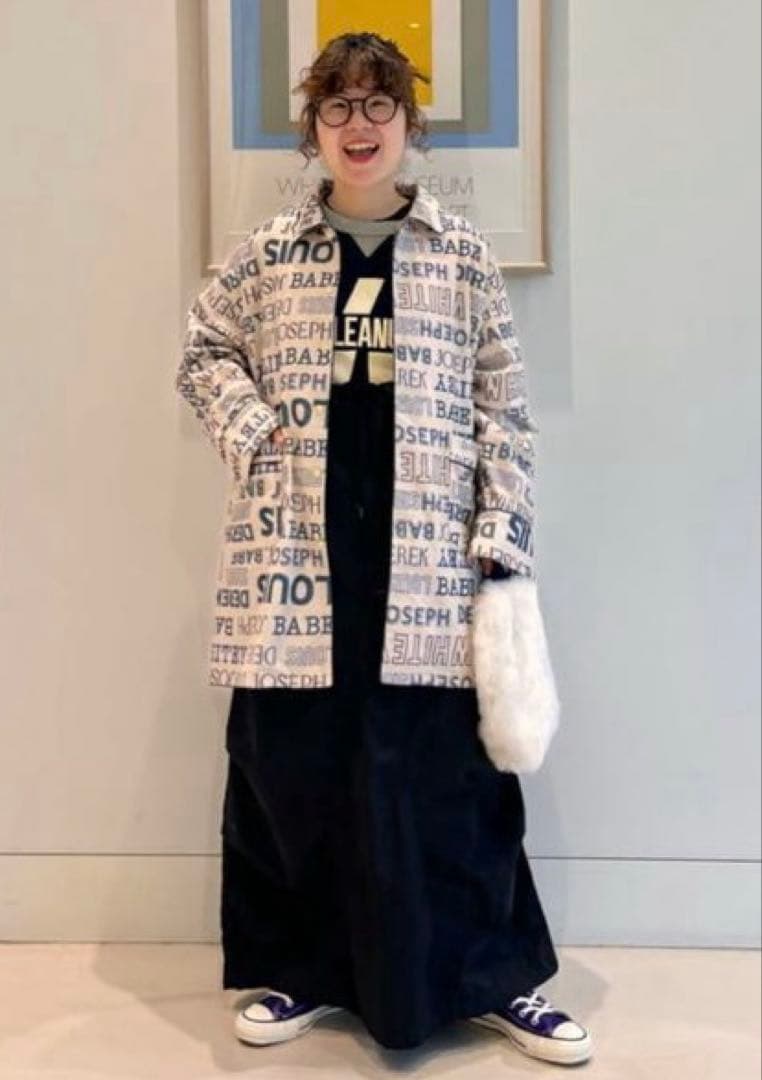 beams boy アーミー オーバーパンツ アレンジ ワンピース ブラック