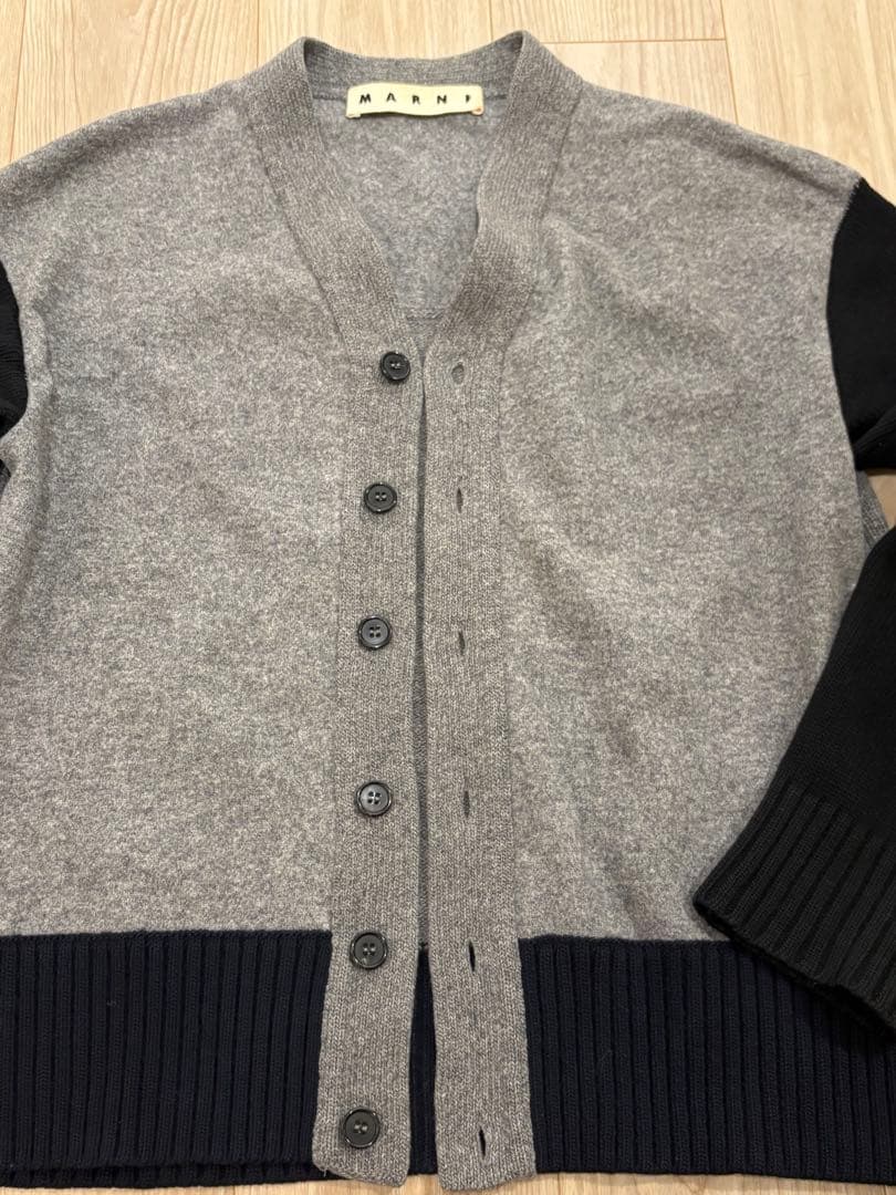 MARNI カシミヤ　ウールカーディガン　ショーン