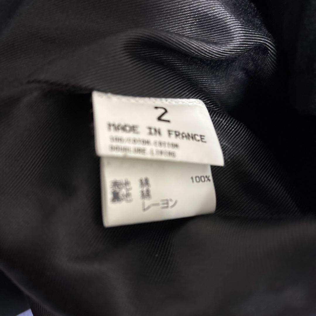 agnes b ハイネック　ブルゾン　ウール　archive opium 黒