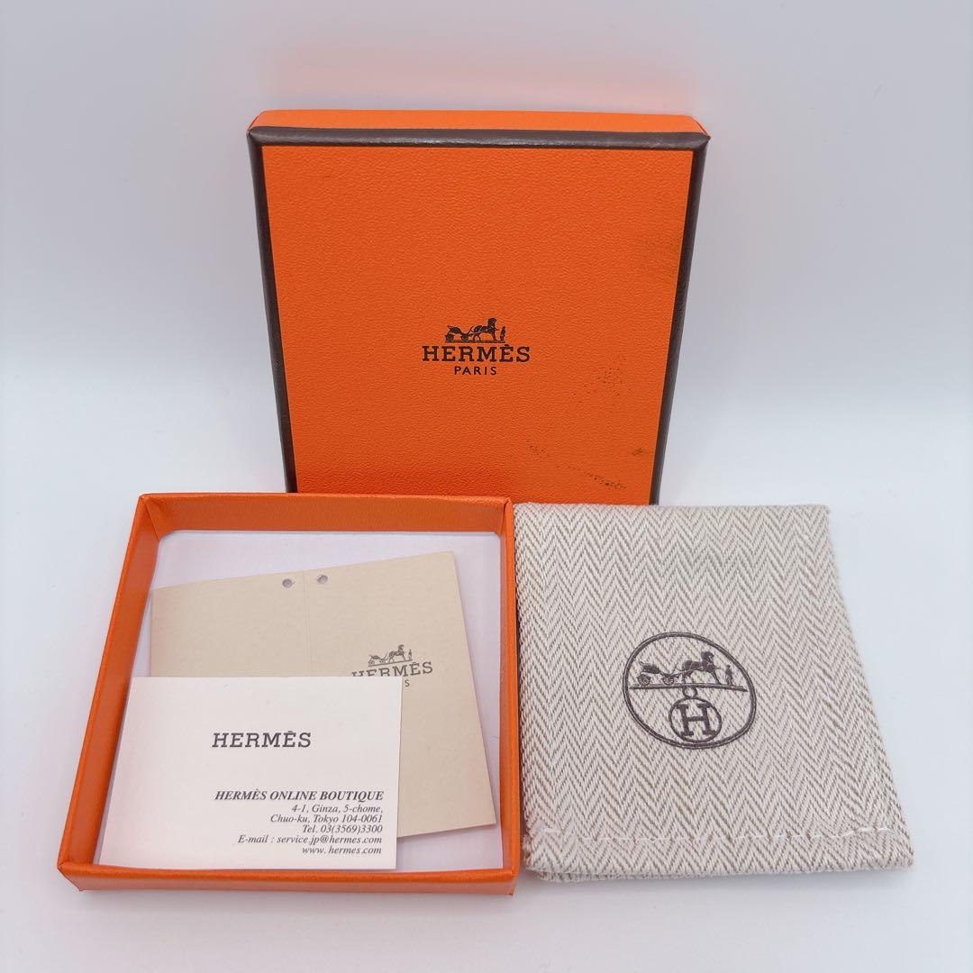新品・未使用 HERMES エルメス サボ Sabot シングルピアス ブラック