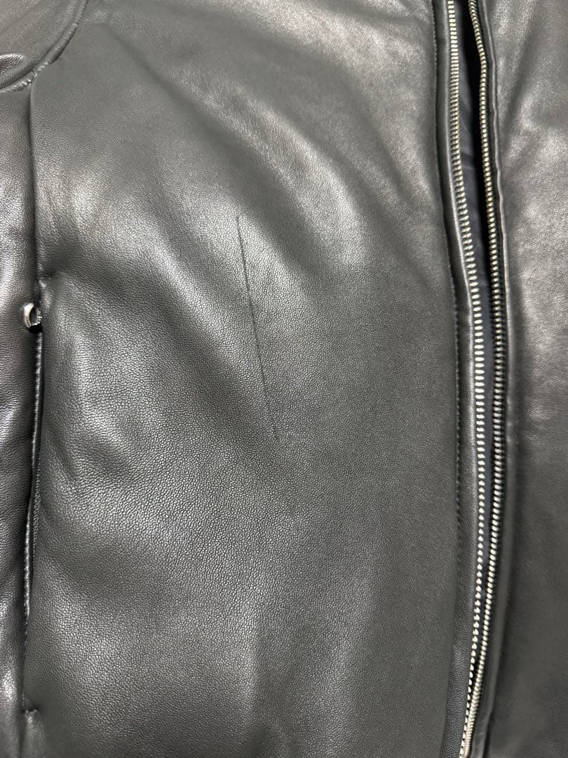 ジャケット・アウター YOKE 24aw SHEEP LEATHER PUFFER BLOUSON