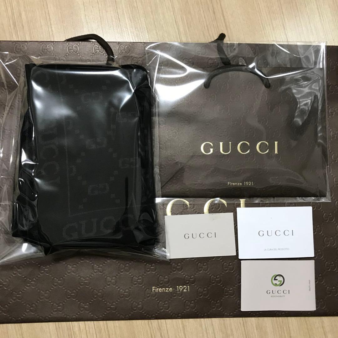 高級ウール正規GUCCIマフラー✨グッチマフラー　メンズ　グッチ　マフラー