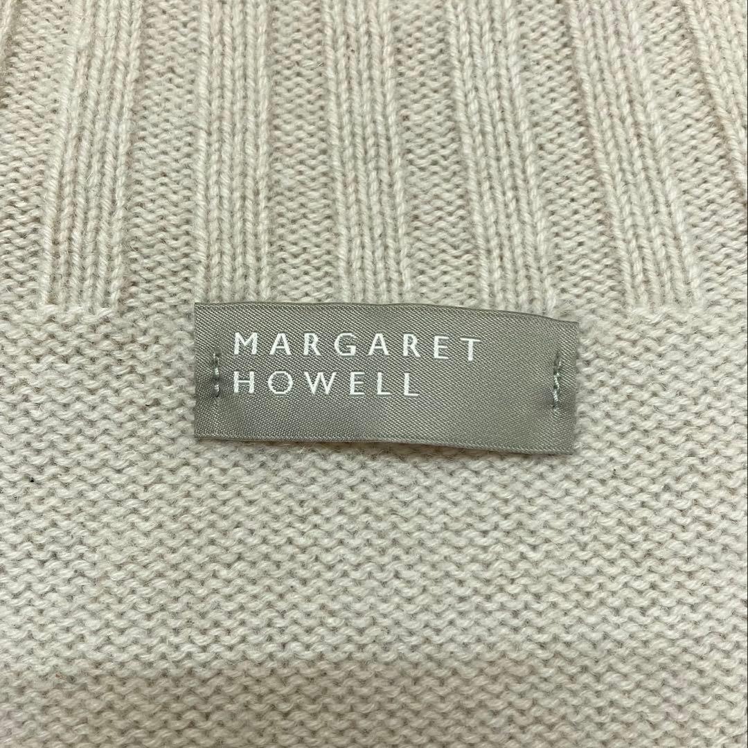 MARGARET HOWELL カシミヤタートルネックニット アイボリー