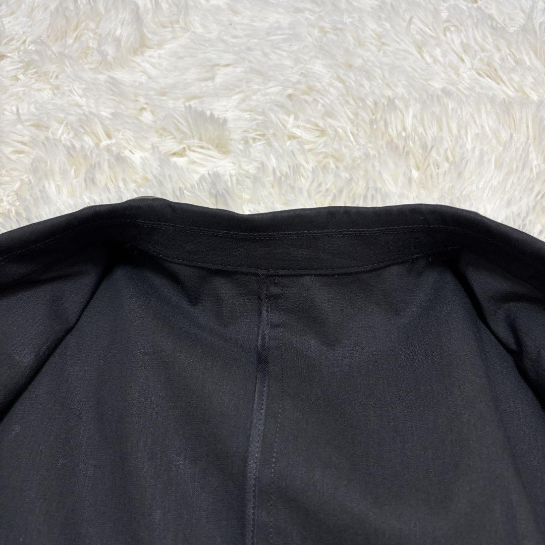 【極美品】23区　セットアップ　ダブル　リネン混　ストレッチ　ブラック　S　36