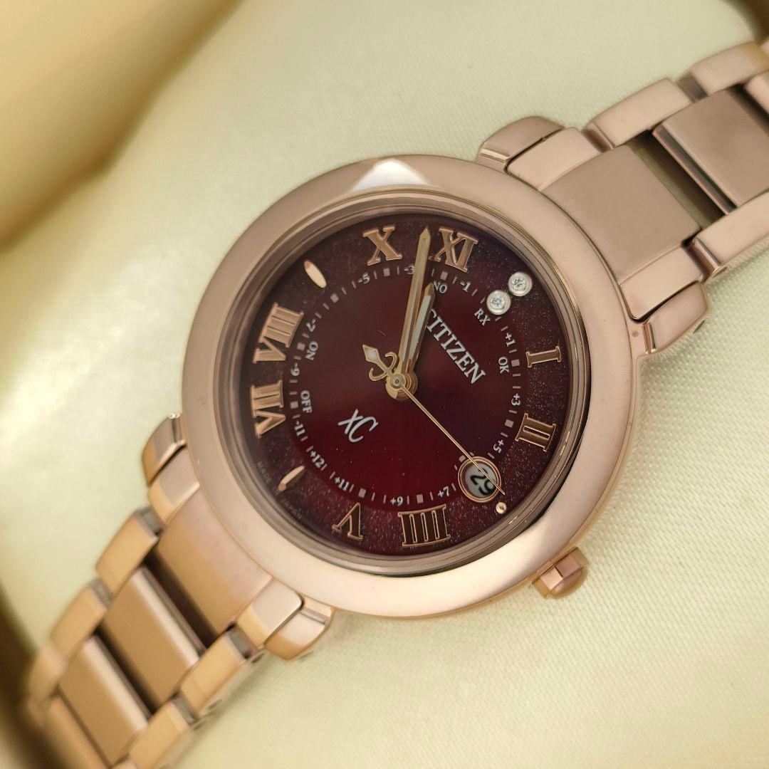 ◆稀少◆百貨店限定 CITIZEN XC/ クロスシー 電波時計( ルキア