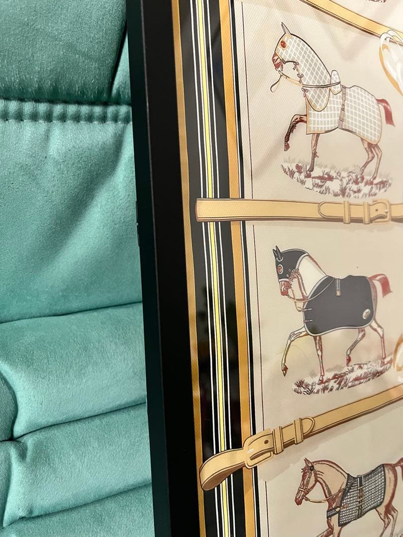 フレーム付き エルメス　額装　インテリア