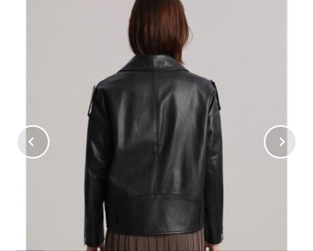 INED 辛口ライダース　ジャケット黒