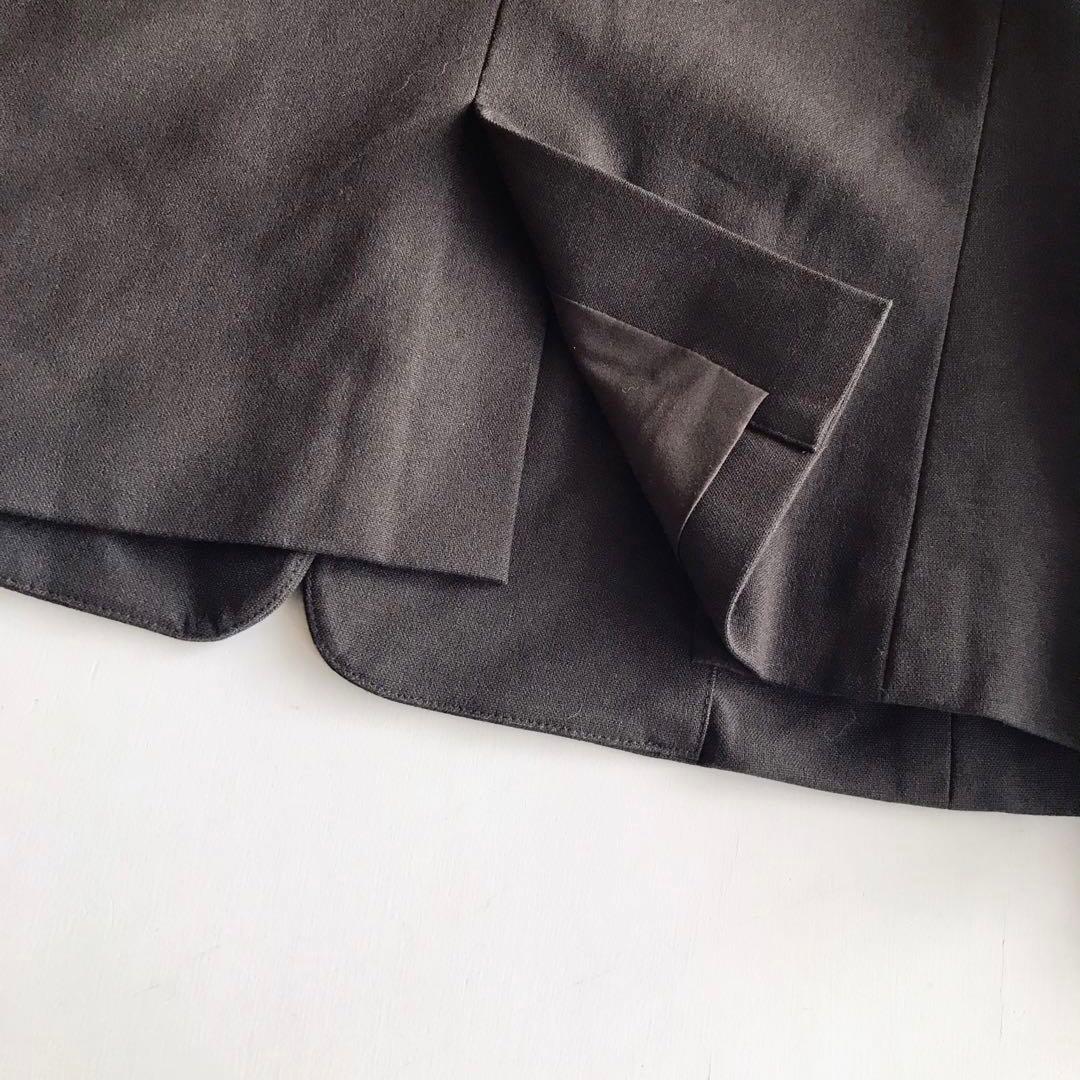 プラステ ブラッシュドバック カラーレス セットアップ ブラウン