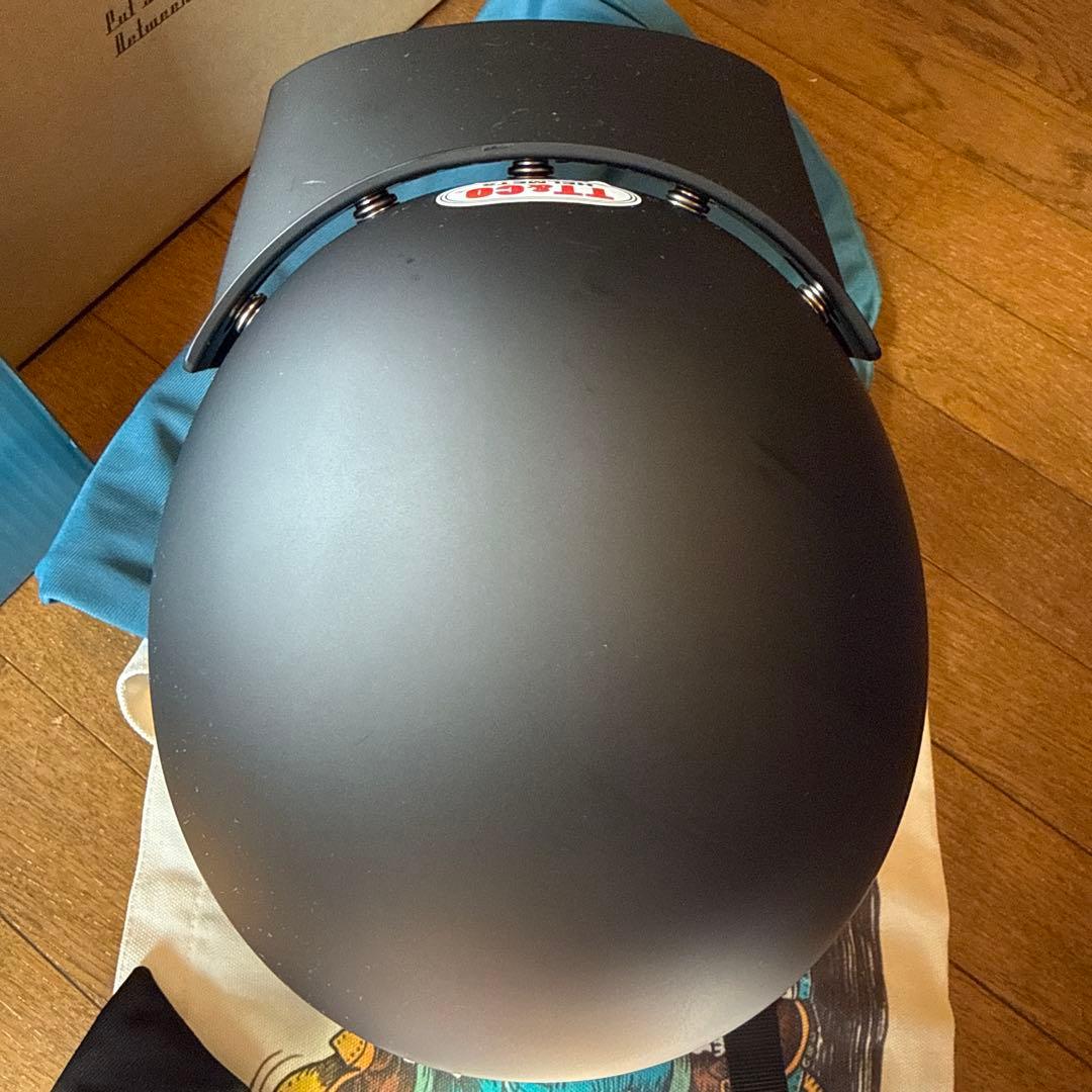 TT&CO モトモト3　SG/DOT　マットブラック　専用ゴーグルセット