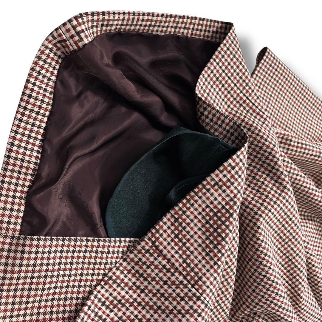 極美品】マッキントッシュロンドン トレンチコート　ロング　チェック　ライナー