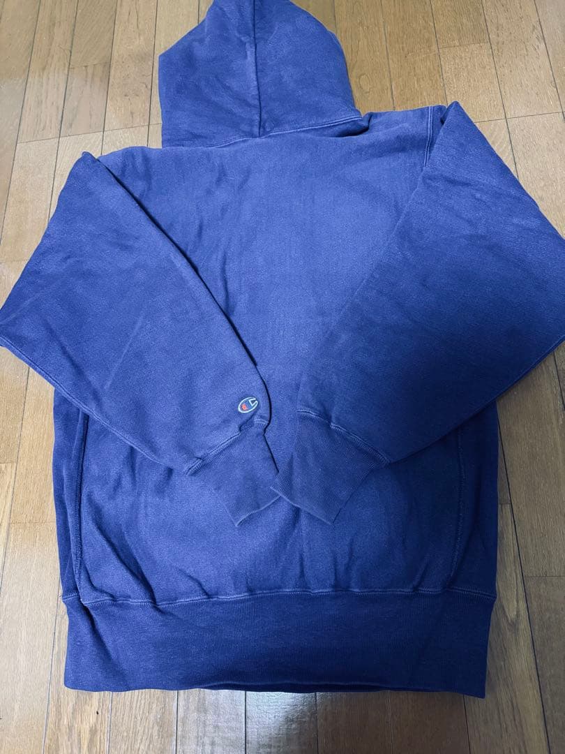 Champion リバースウィーブ パーカー90s パープル　USA製　XXL