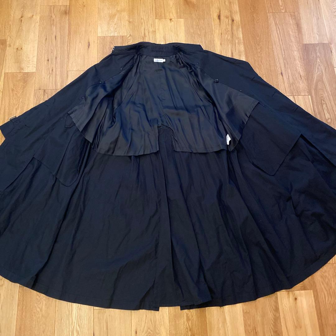 Sans Limite オーバーサイズトレンチコート　0 Mサイズ 黒