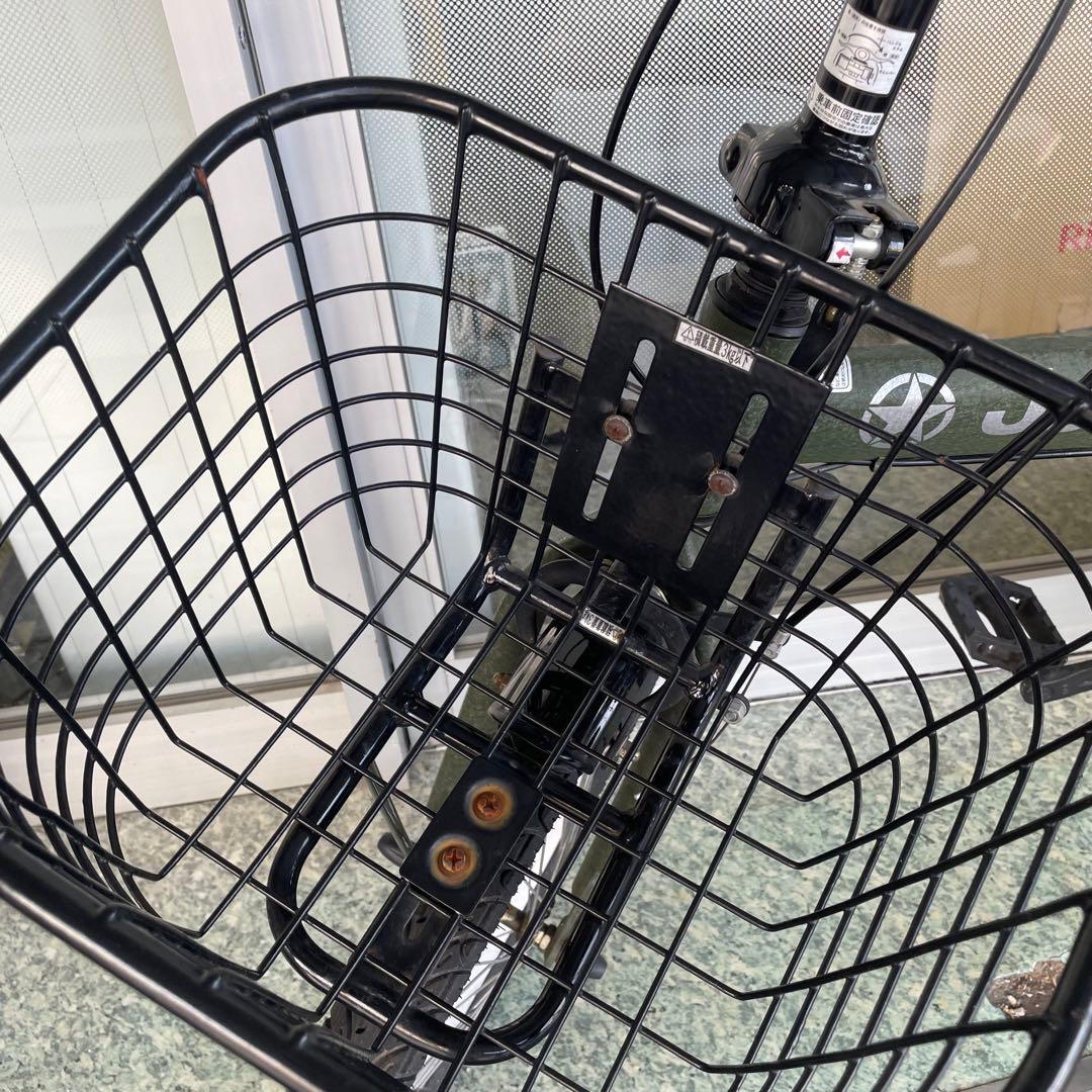 ミニベロ　Jeep ジープ　折りたたみ　自転車　JE-206G オリーブ色