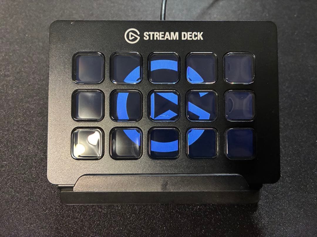 Elgato Stream Deck 本体 ＋純正スタンド 配信/動画編集に