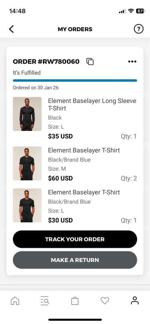 トップス  ELEMENT BASELAYER M