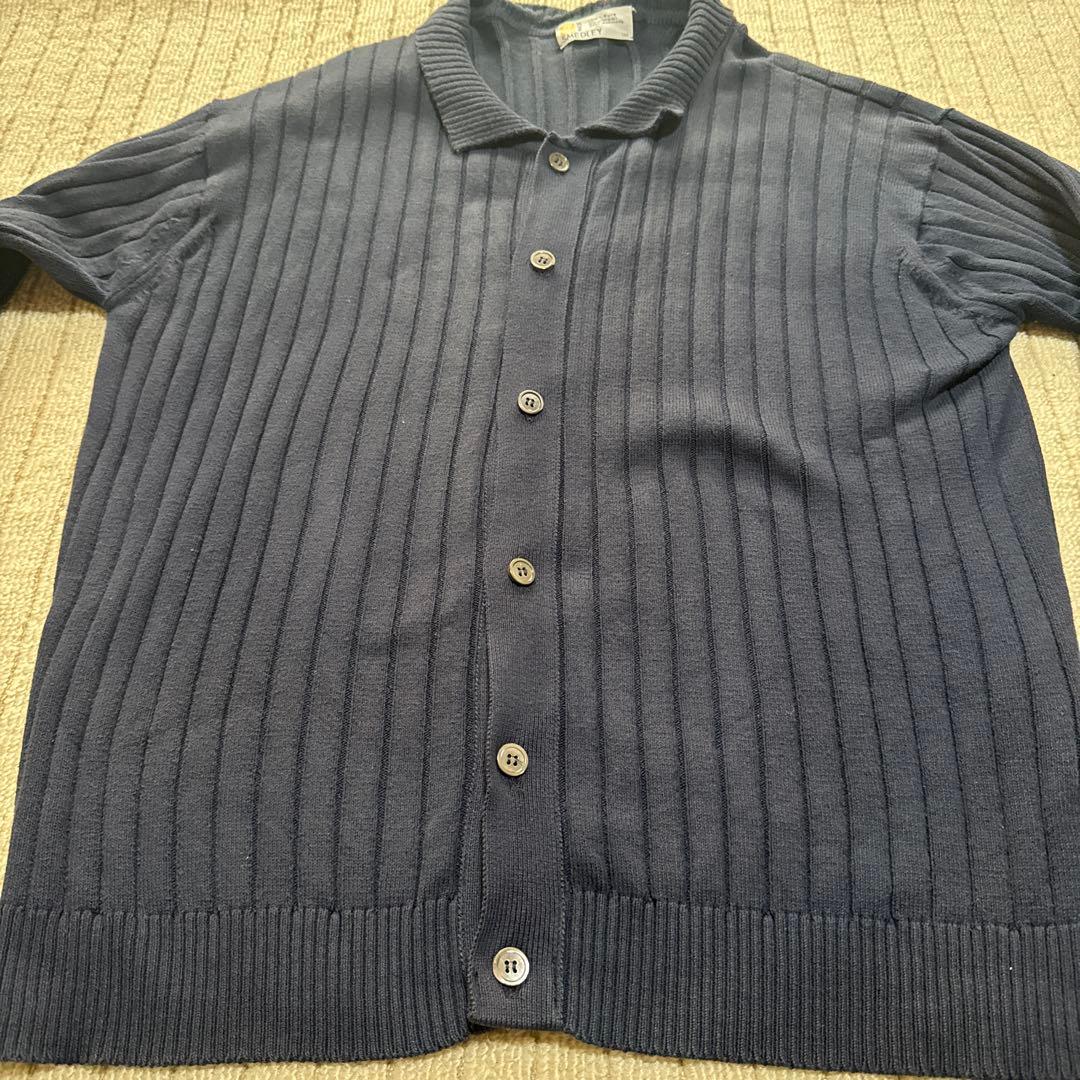 ジョンスメドレー カーディガン サイズL 旧タグ