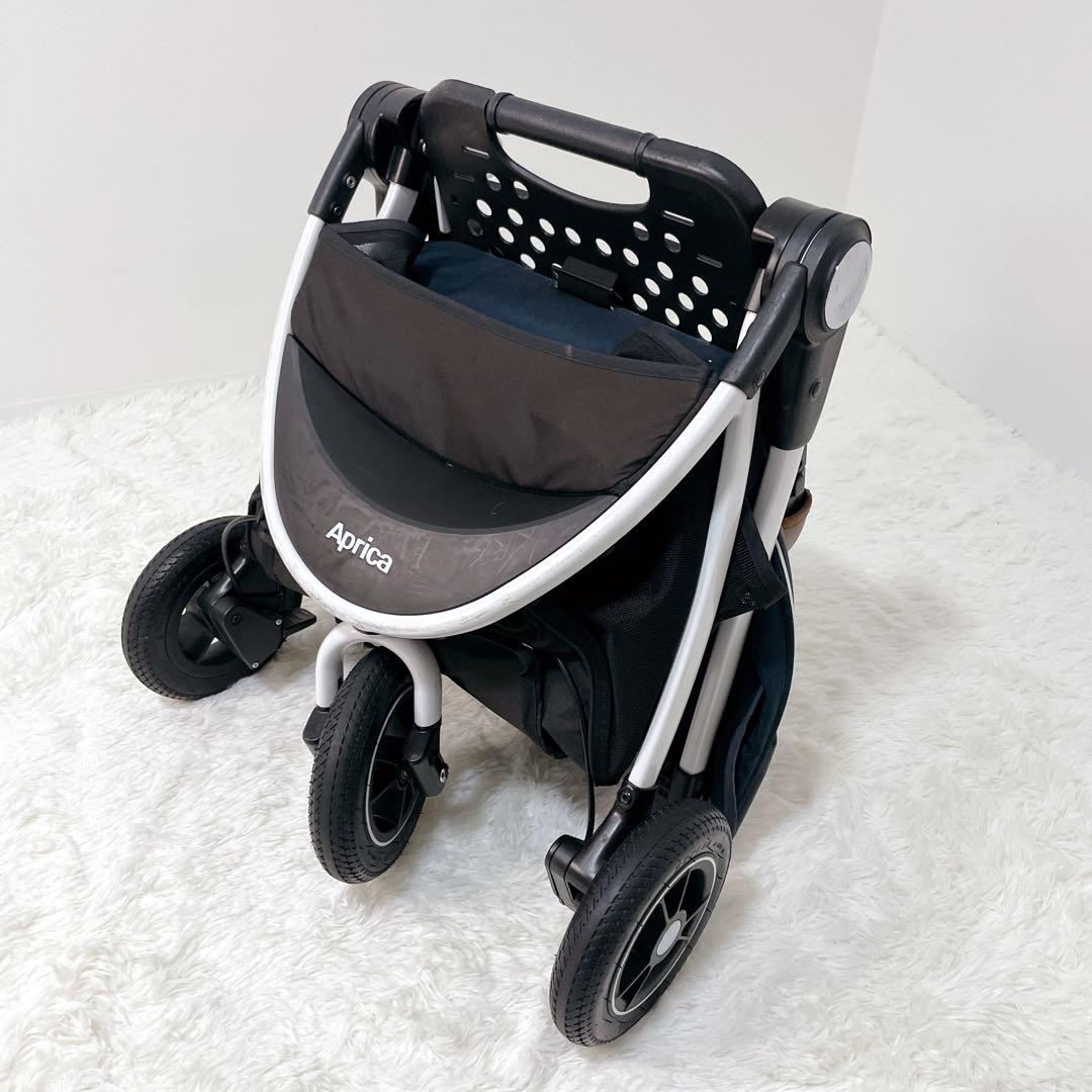 販売店限定モデル✨Aprica イージー・バギー AB 3輪ベビーカー ネイビー
