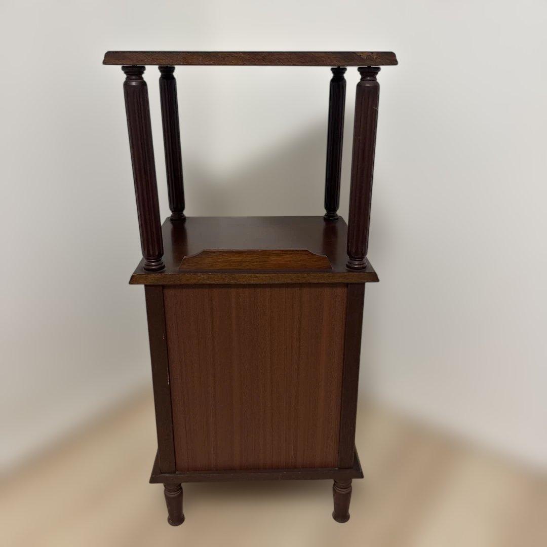 AYANO CRAFT 綾野製作所 木製 キャビネット 電話台 レトロ