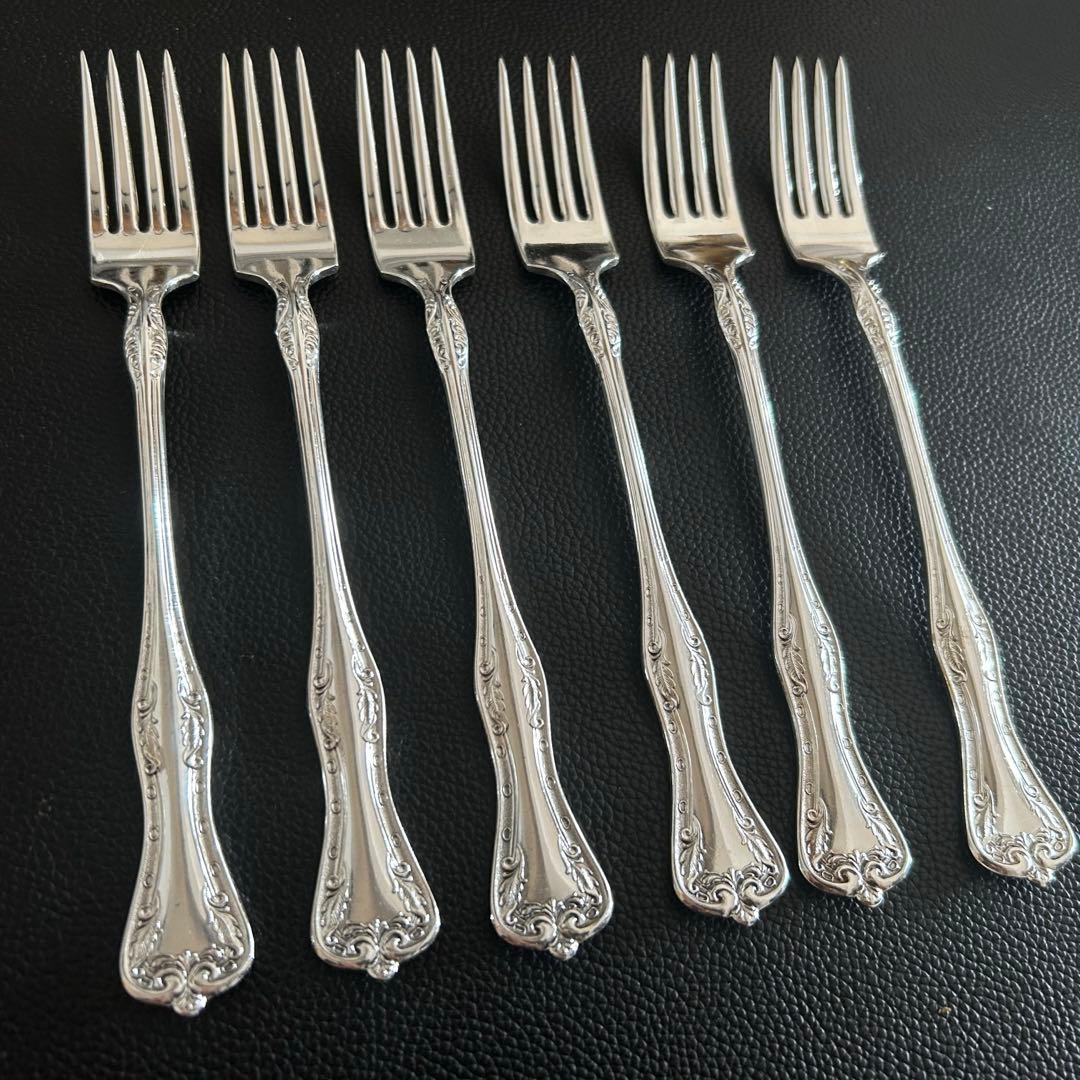 【アンティーク】シルバーフォーク　6本セットです
