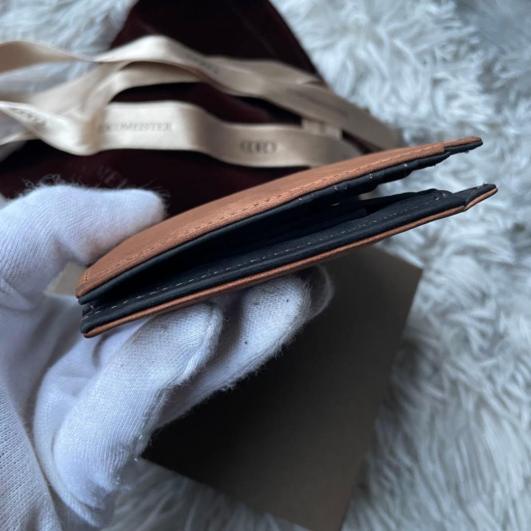 【未使用近い】ココマイスター ナポレオンカーフ 二つ折り財布