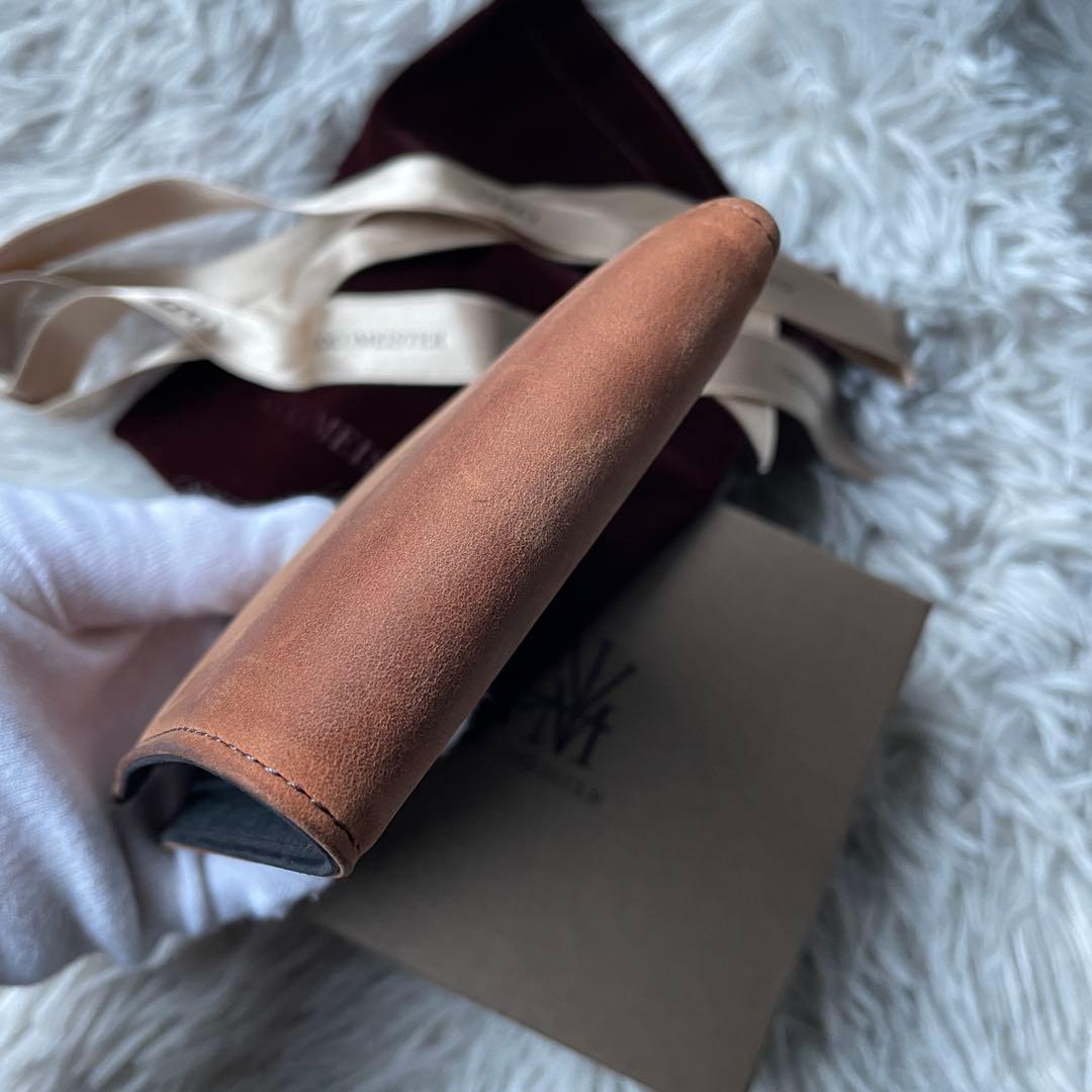 【未使用近い】ココマイスター ナポレオンカーフ 二つ折り財布