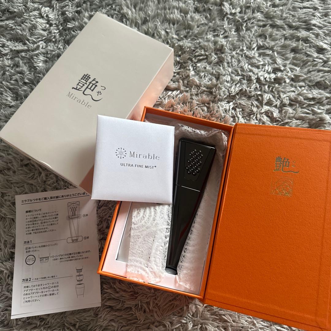 Mirable ULTRA FINE MIST シャワーヘッド新品全セット　艶