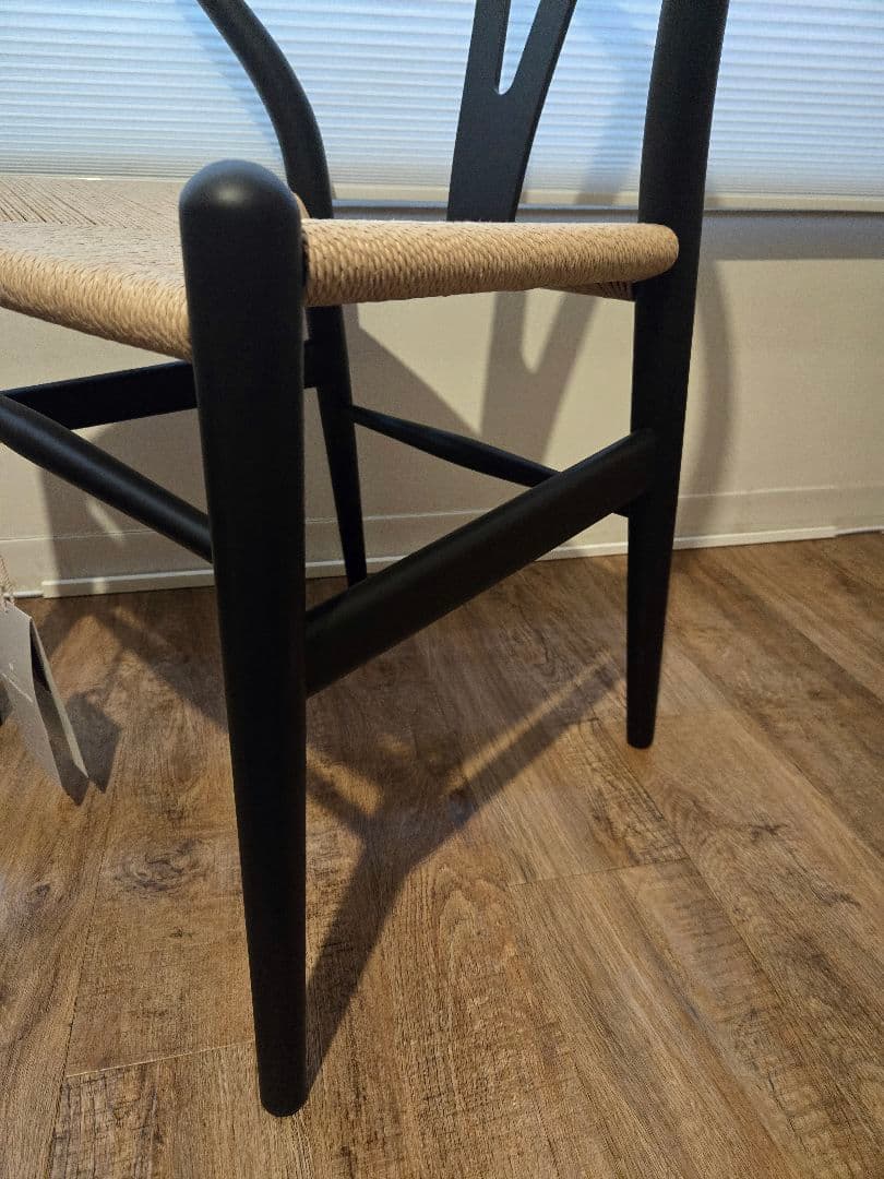 【美品】Yチェア CH24 カールハンセン ビーチ材ブラック 北欧家具