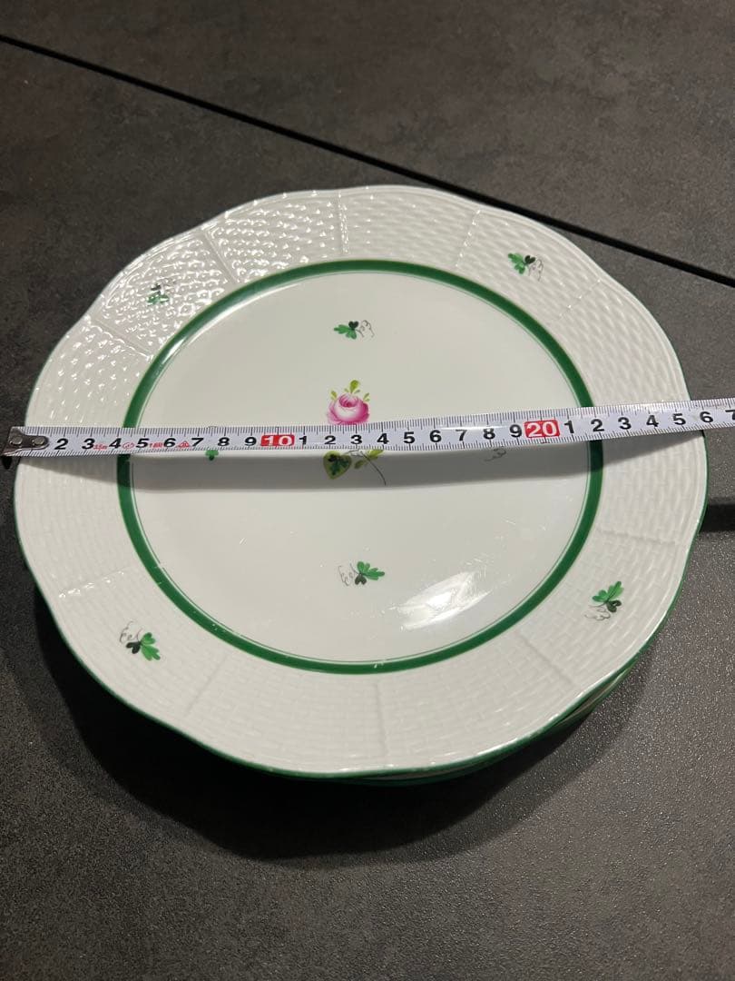 ヘレンド　ウィーンの薔薇　ディナープレート　25.5㎝　4枚セット