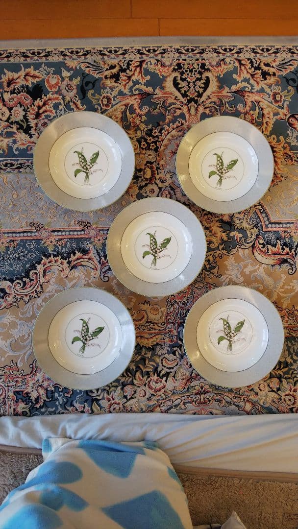 クリスチャンディオール ミリラフォーレ 5 枚セット 深皿 カレー皿 パスタ皿